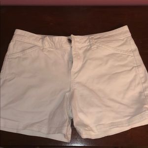 Calvin Klein White Cotton Shorts